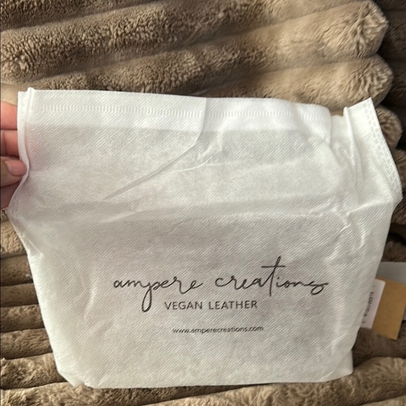 Wine Vegan Leather Fanny Pack with Zipper Closure - Picture 8 of 8